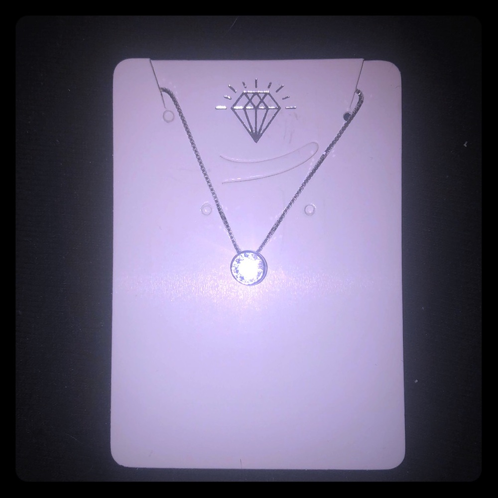 Small Bezel Necklace